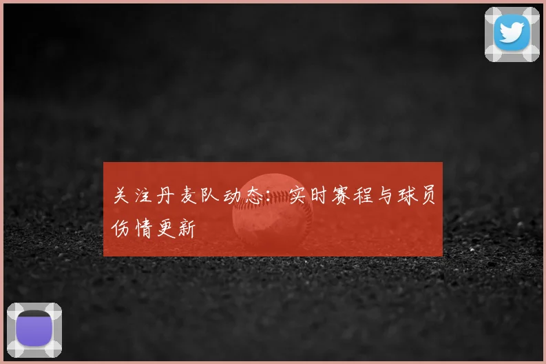 关注丹麦队动态：实时赛程与球员伤情更新